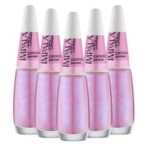 Kit 5 Esmaltes Coleção A Cor da Sua Moda Cor Paraiso Impala