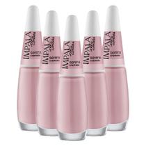 Kit 5 Esmaltes Coleção A Cor da Sua Moda Cor Serena Impala
