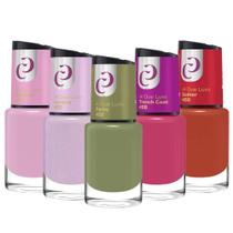 Kit 5 Esmaltes Coleção Ai que Luxo 10ml Cora