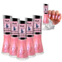 Kit 5 Esmaltes Coleção Céu de Águias Cor Asas de Aurora Nati