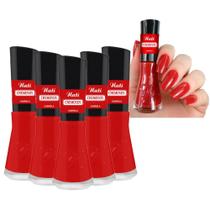 Kit 5 Esmaltes Coleção Cremosos Cor Gabriela Nati