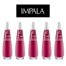 Kit 5 esmaltes impala a cor da moda cremoso sossego Kit 5 esmaltes impala a cor da moda cremoso sossego
