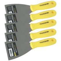 Kit 5 Espátula 8 Cm Multiuso Para Pintor Gesso Drywal