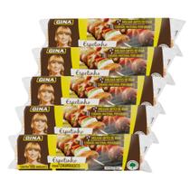 Kit 5 Espetos de Madeira Gina 25cm para Churrasco Doce 100un Kit 5 Espetos de Madeira Gina 25cm para Churrasco Doce 100un