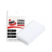 Kit 5 Esponja Bucha Mágica Branca Grande Tira Manchas