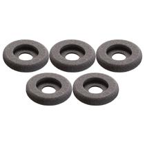 KIT 5 Espuma 6,5cm x 1,8cm Preta Vazada Para Headset Logitech e Plantronics C310 C320 C310M C320MC