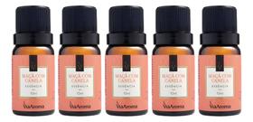 Kit 5 Essencia Para Aromatizador Difusor Eletrico Para Sabonete Vela Aromatica Maçã com Canela