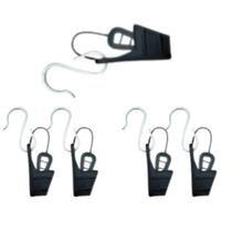 Kit 5 esticador alca plastica preto tecvision