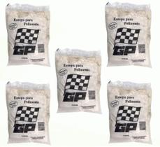 Kit 5 Estopas Branca Gp Extra 200g Polimento Limpeza Brilho