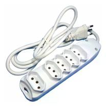 Kit 5 Extensões De 3m Com 5 Tomadas 3 Pinos - Dni 7235 Kit 5 Extensões De 3m Com 5 Tomadas 3 Pinos - Dni 7235
