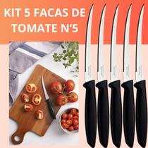 Kit 5 Facas para Tomate N5 Tramontina Plenus Kit 5 Facas para Tomate N5 Tramontina Plenus