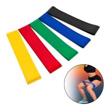 Kit 5 Faixa Elástica Super Mini Band Para Treino Exercícios Fisioterapia