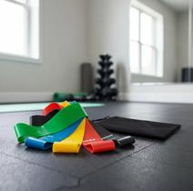 Kit 5 Faixa Elastica Treino Para Exercícios Super Mini Band