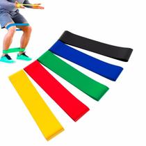 Kit 5 Faixas Elásticas Academia Casa Para Exercícios Treino