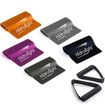 Kit 5 Faixas Elasticas Band Banda Elastica 5 Resistencias Hidrolight Kit 5 Faixas Elasticas Band Banda Elastica 5 Resistencias Hidrolight