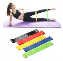 Kit 5 Faixas Elásticas Miniband 5 Níveis Para Treino Em Casa - MCLASSIC