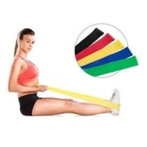 Kit 5 Faixas Elásticas Miniband 5 Resistências Treino P Casa