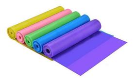 Kit 5 Faixas Elásticas Thera Band Fisioterapia Kit 5 Faixas Elásticas Thera Band Fisioterapia