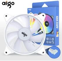 Kit 5 fans AIGO ARGB + Controladora com controle remoto