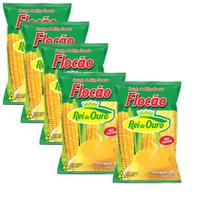 KIT 5 Farinha De Milho Flocão Cuscuz Livre De Glúten 500g