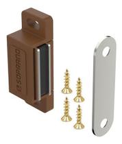 Kit 5 fechos magneticos c/batente 2 furos
