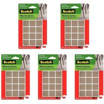 Kit 5 Feltro Adesivo Cadeira Sofa Quadrado SCOTCH 3M 25MM 12U Kit 5 Feltro Adesivo Cadeira Sofa Quadrado SCOTCH 3M 25MM 12U