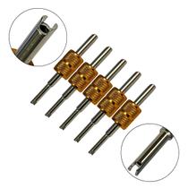 Kit 5 Ferramentas Saca Válvula Schrader Ar Cond Automotivo
