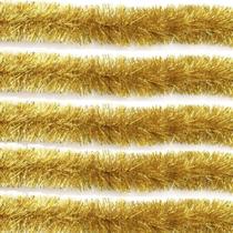 Kit 5 Festão Natal Dourado Enfeite Tam 2m X 10cm Metalizado 5 Fitas Kit 5 Festão Natal Dourado Enfeite Tam 2m X 10cm Metalizado 5 Fitas