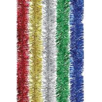 Kit 5 Festão Natal Metalizado Colorido Enfeite Natalino Decoração 2m X 3cm 1 Fita Kit 5 Festão Natal Metalizado Colorido Enfeite Natalino Decoração 2m X 3cm 1 Fita