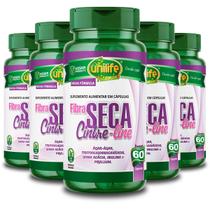 Kit 5 Fibra Seca Unilife 60 Cápsulas 910mg