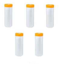 Kit 5 Filme Eletrostático Para Mascaramento C/fita 1,50x20m Kit 5 Filme Eletrostático Para Mascaramento C/fita 1,50x20m