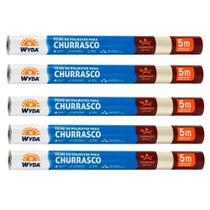 Kit 5 Filme Poliéster Para Churrasco 5 Metros Celofane Wyda Kit 5 Filme Poliéster Para Churrasco 5 Metros Celofane Wyda