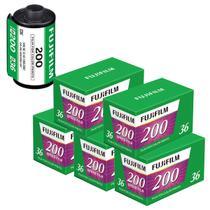 Kit 5 Filmes 35mm Colorido Fujifilm 36 Exposições Iso 200