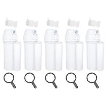 Kit 5 Filtro Cavalete Caixa Água Melt Blown 5 Micras 1/2'' Branco 0 Kit 5 Filtro Cavalete Caixa Água Melt Blown 5 Micras 1/2'' Branco 0