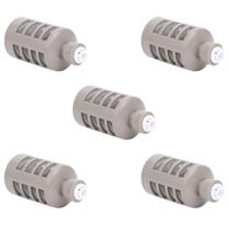 Kit 5 Filtro de Água de Baixa Pressão com Conexão Rápida 1/4" Caixas dágua Mangueiras Retenção Partículas