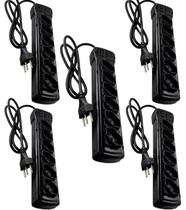 Kit 5 filtro de linha 5 tomadas kitec Kit 5 filtro de linha 5 tomadas kitec