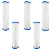 Kit 5 Filtro Refil Plissado Lavável Reutilizável 9 3/4 1/2