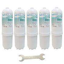 Kit 5 Filtro Refil Purificador de Água Soft By Everest Compatível + Kit Troca - Policarbon
