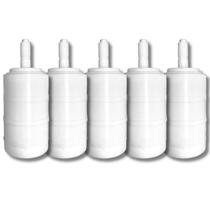 Kit 5 Filtro Refil Torneira Filtro Bica Móvel Compatível Lorenzetti Acqua Bella Vitalle Imperatriz Delta Herc Forusi
