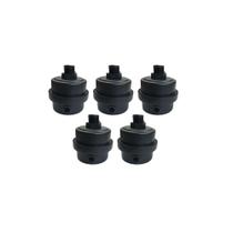 KIT 5 Filtros Nylon 1/4 com Elemento Filtrante para Compressor de Ar