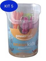 Kit 5 Fio Dental Powerfloss Ocean Kids Com 24 Unids