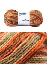 Kit 5 Fio/Lã Acrílico Pingouin Família Cores 40g Tex 375 (total 200g)