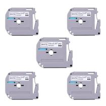 Kit 5 Fita Compatível Brother M231 Mk231 Mk 231 Pt-90 12mm