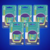 Kit 5 Fita Dental Premium Menta 50m Kess Kit 5 Fita Dental Premium Menta 50m Kess