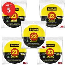 Kit 5 Fita Isolante Auto Fusão 23br 3M - 19mm X 2m Kit 5 Fita Isolante Auto Fusão 23br 3M - 19mm X 2m