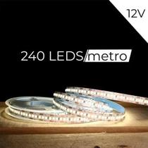 Kit 5 Fita Led 3528 240 Branco Frio / Branco Quente / Branco Neutro - Rolo 5m