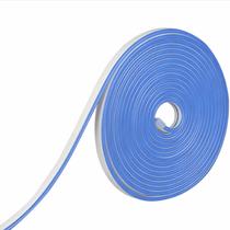 Kit 5 fita led neon flexivel 12w/m azul ip65 externa rolo 5m galaxy