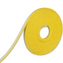 Kit 5 fita led neon flexivel 12w/m colorida amarela ip65 externa rolo 5m galaxy