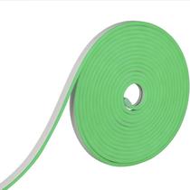 Kit 5 fita led neon flexivel 12w/m verde ip65 externa rolo 5m galaxy