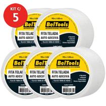 Kit 5 Fita Telada Drywall 48 x 90 Metros Beltools